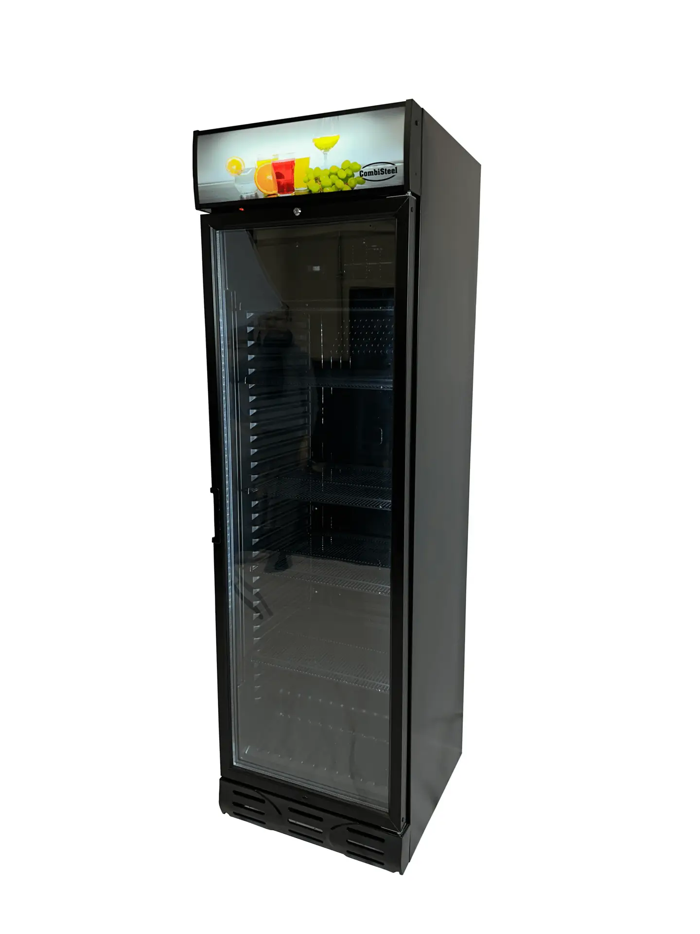 REFRIGERATOR 1 GLASS DOOR BLACK - Image 3