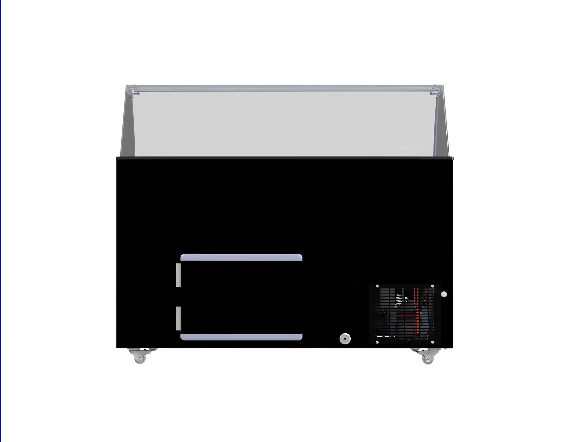 ICE CREAM DISPLAY TENERIFE BLACK 10X5 LTR - Image 4