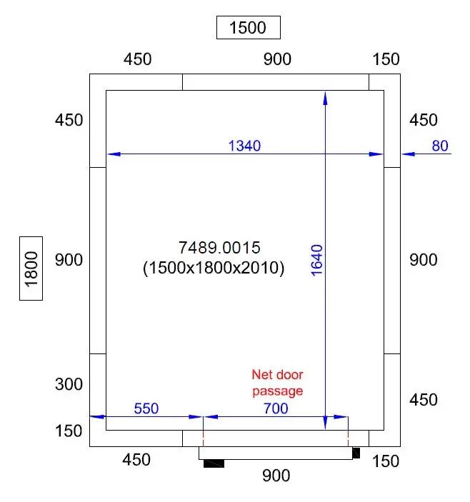 COLD AND FREEZER ROOM 1500X1800X2010 - Image 5
