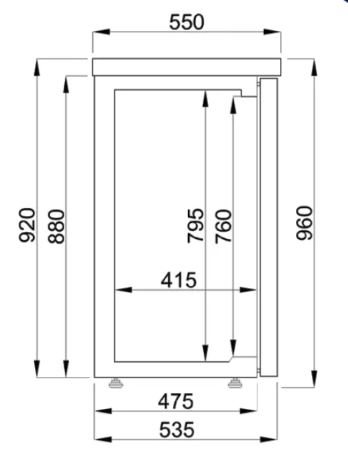 BARCOOLER BLACK 4 DOORS - Image 2