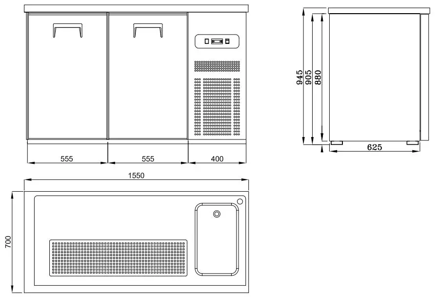 BEER COUNTER 2 DOORS 1R - Image 3