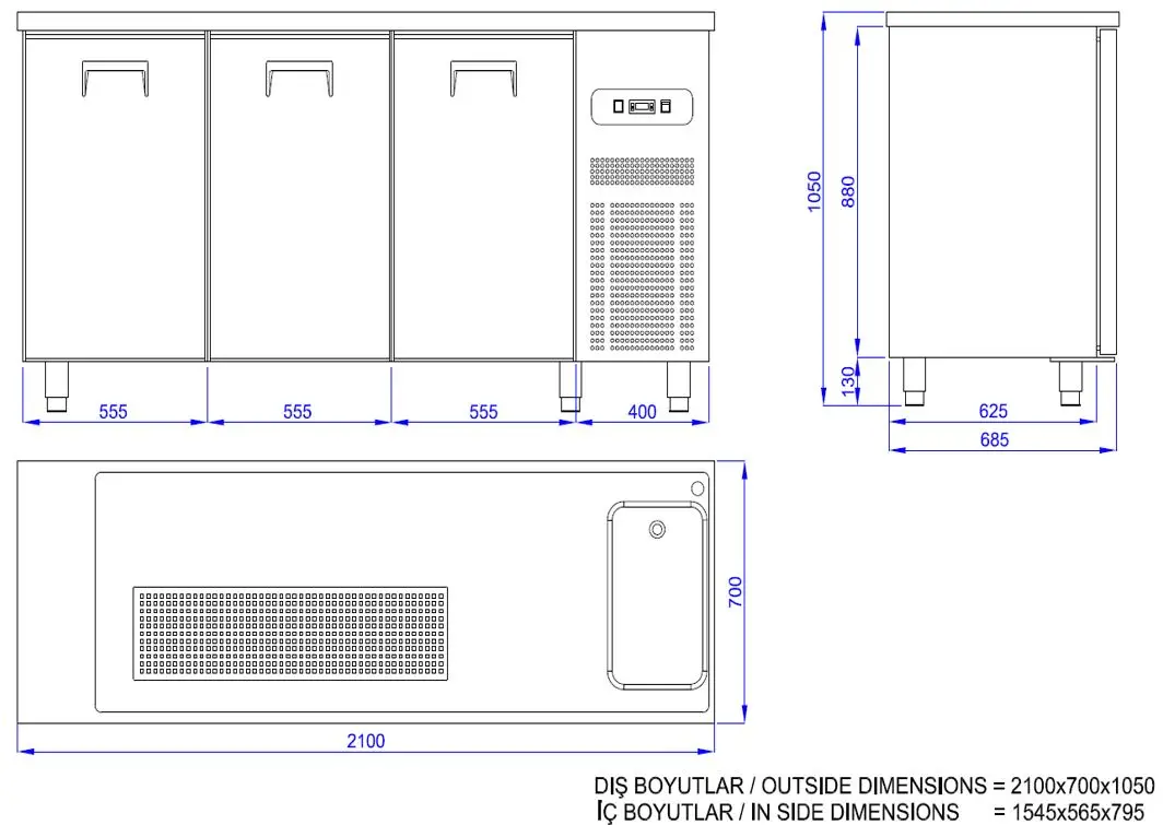 BEER COUNTER 3 DOORS 1R - Image 3