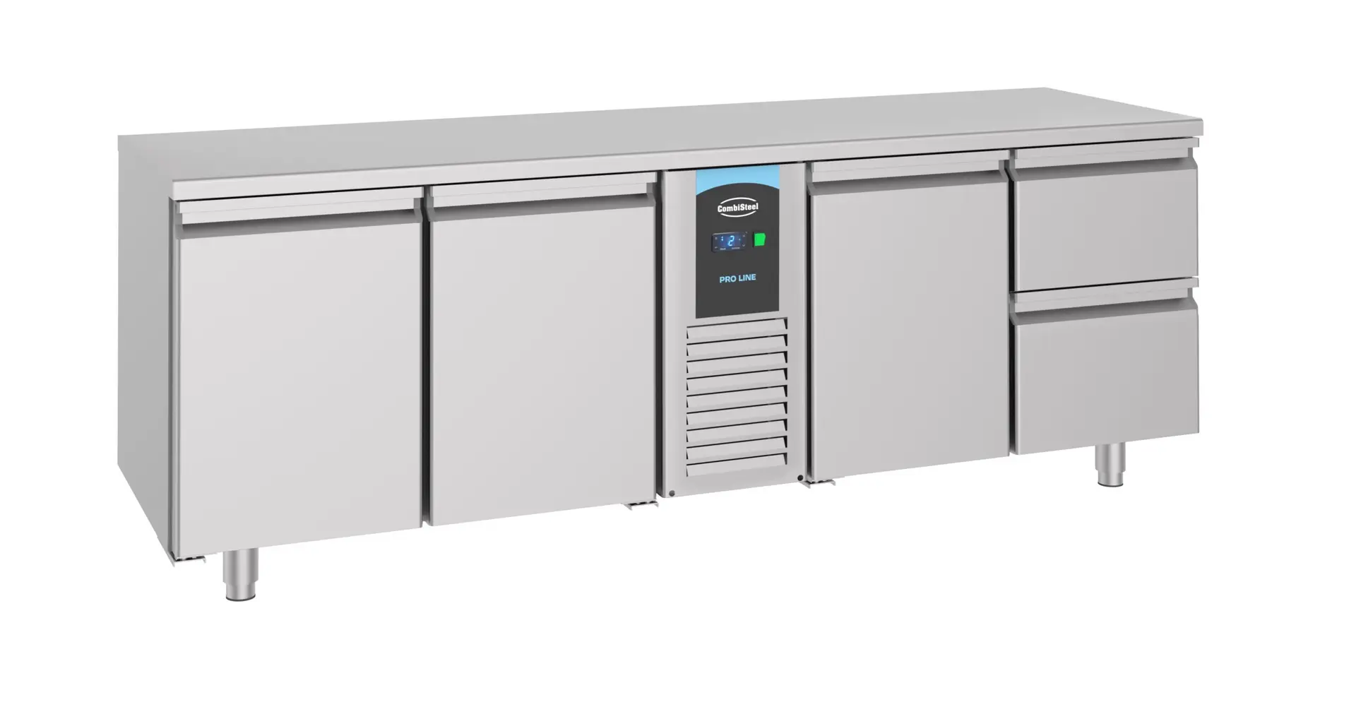 700 REFRIGERATED COUNTER 3 DOORS AND 2 DRAWERS MONOBLOCK ENERGY LINE