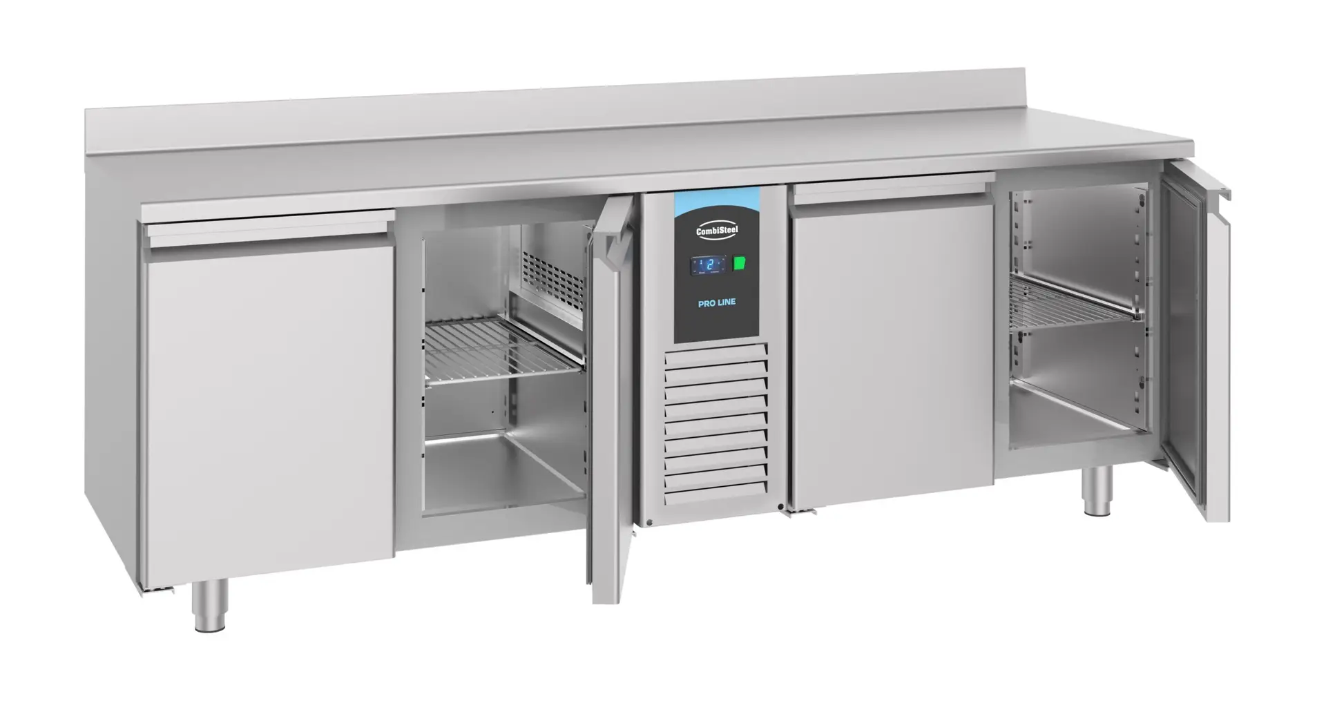 700 REFRIGERATED COUNTER UPSTAND 4 DOORS MONOBLOCK ENERGY LINE - Image 2