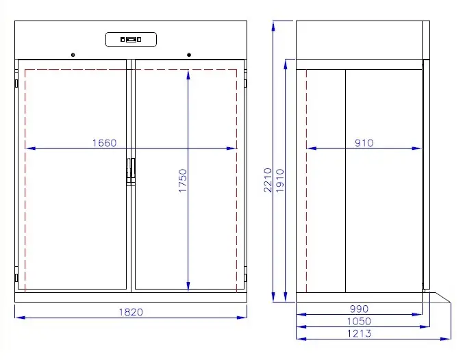 ROLL-IN FREEZER SS MONO BLOCK 1400 LTR - Image 3