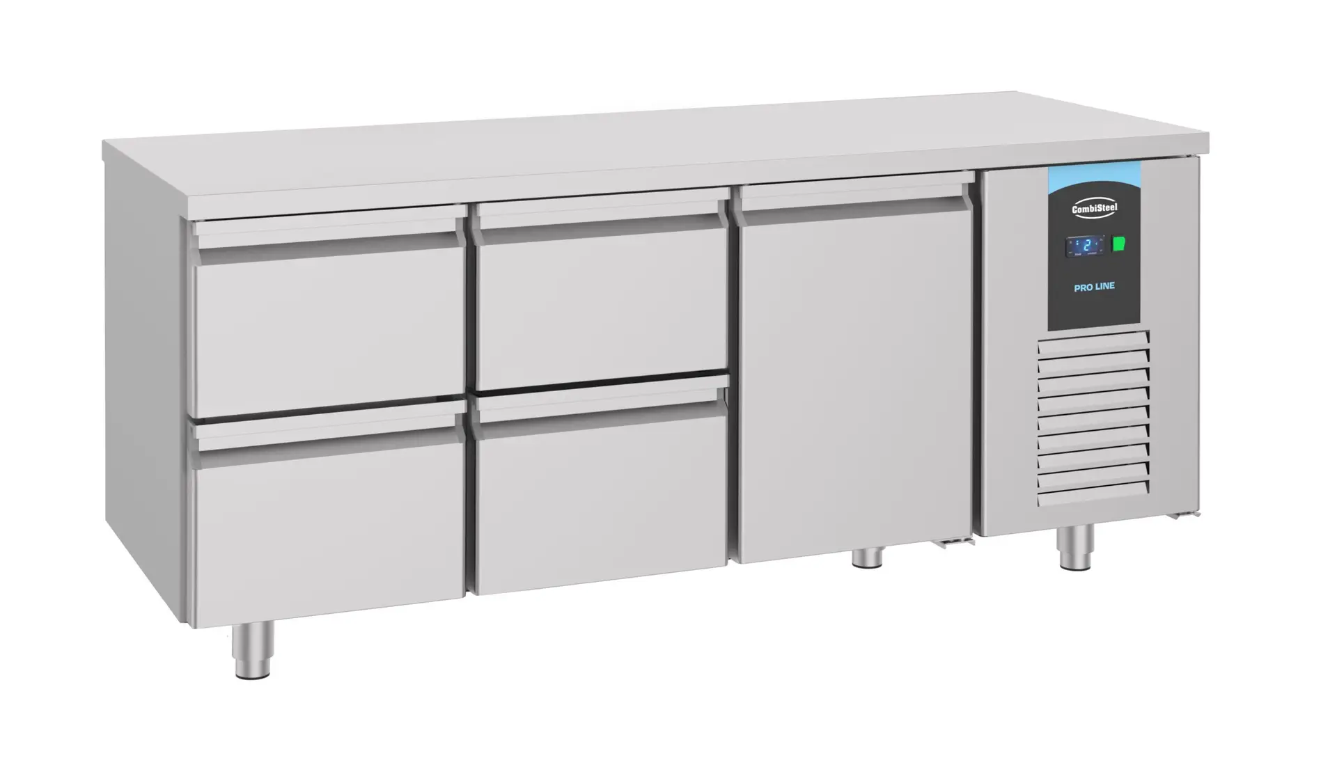 700 REFRIGERATED COUNTER 1 DOOR 4 DRAWERS ENERGY LINE
