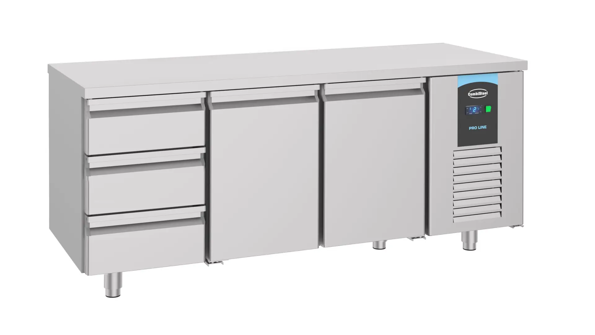 700 REFRIGERATED COUNTER 2 DOORS 3 DRAWERS ENERGY LINE
