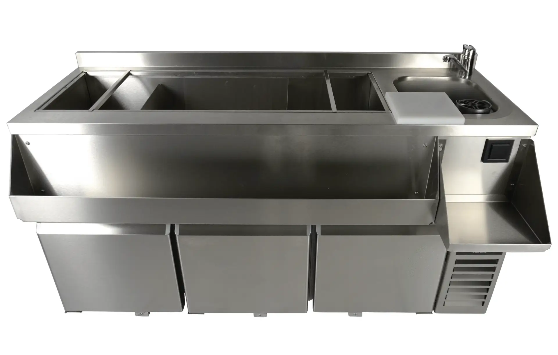 REFRIGERATED COUNTER 3 DOORS WITH COCKTAIL BAR STATION - Image 3