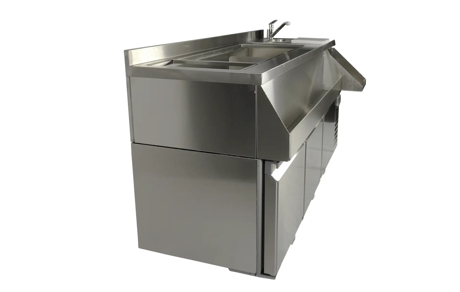 REFRIGERATED COUNTER 3 DOORS WITH COCKTAIL BAR STATION - Image 5