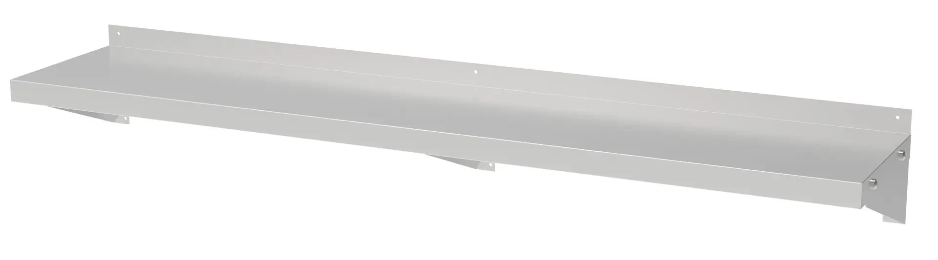 300 SS WALL SHELVES 1800 INCL. BRACKETS
