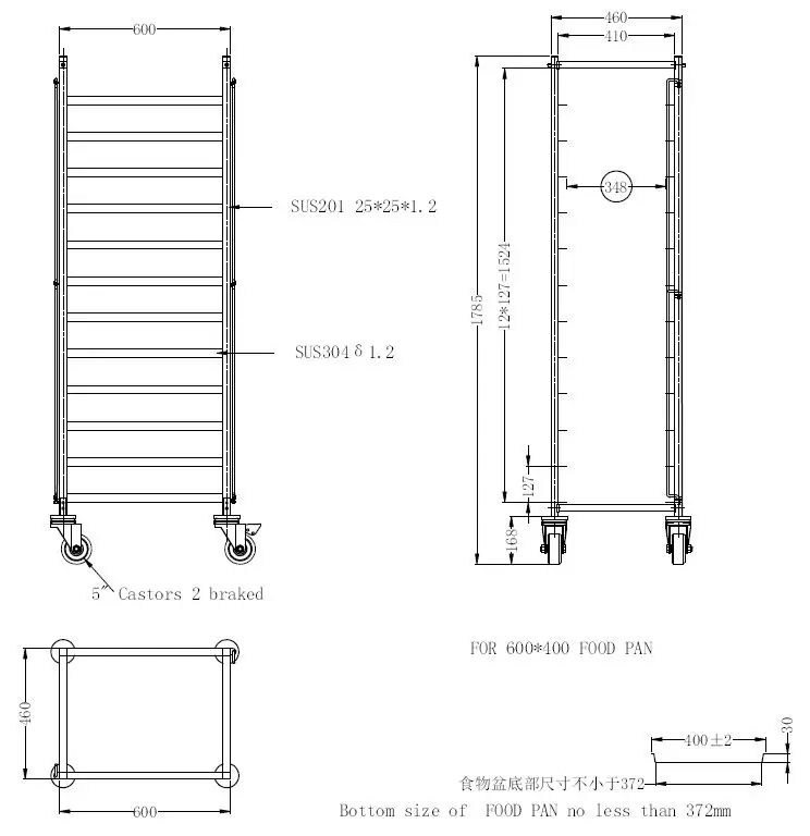 CLEARING TROLLEY FLAT-PACKED EN 600x400 - Image 2
