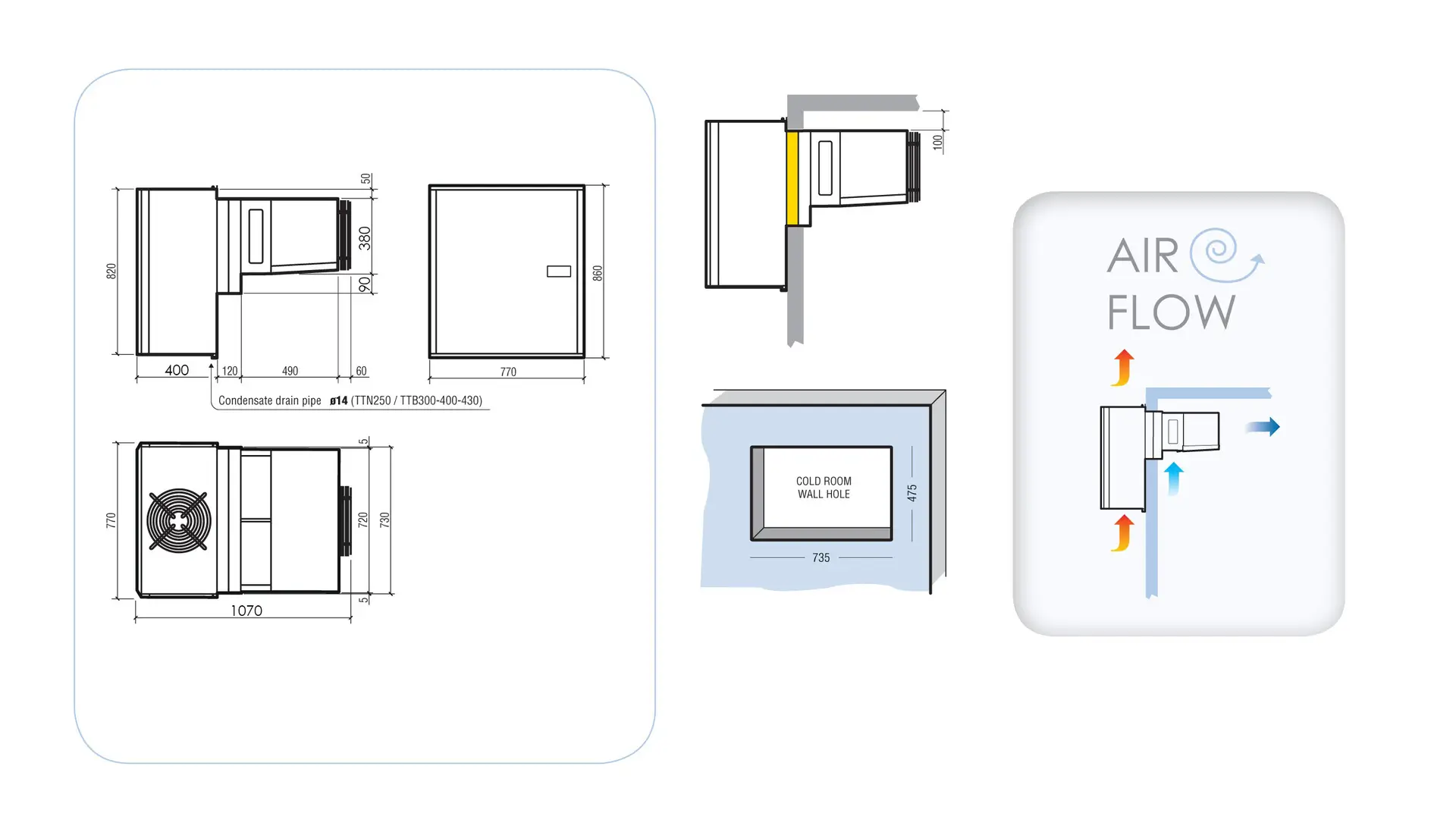 POSITIVE WALL-MOUNTED UNIT 34,1-61,5 M3 - Image 2