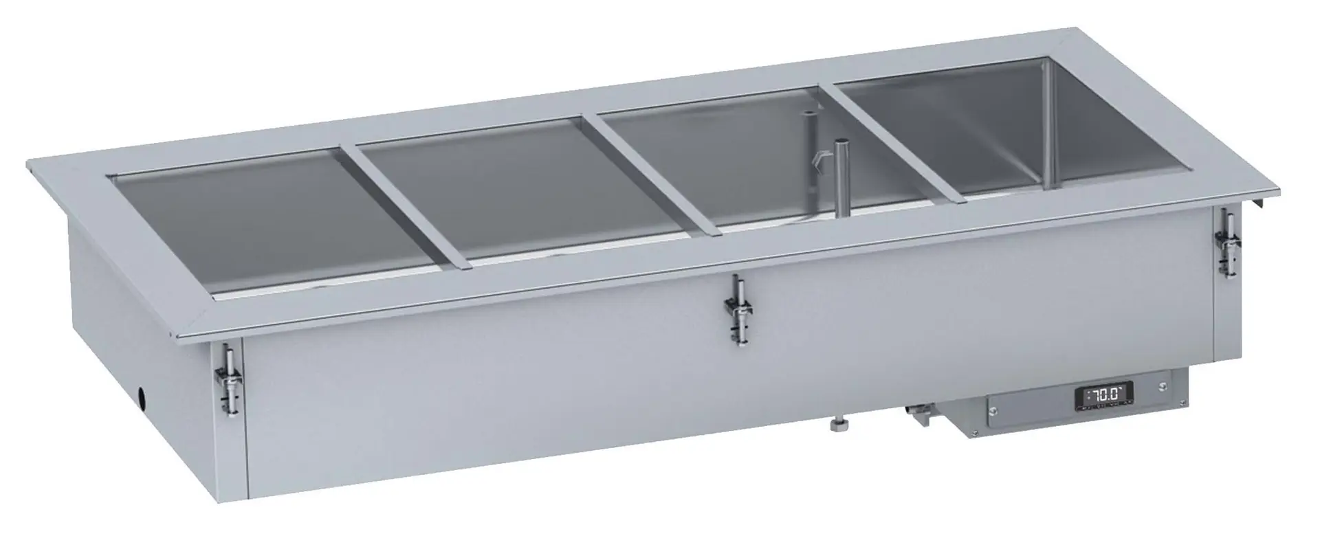 DROP-IN BAIN-MARIE UNIT 2/1 - AUTOMATIC WATER FILLING - Image 3