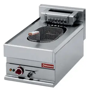 Diamond E65/F10-4T Counter-Top Single Basket 10 Litre Electric Fryer, 7.5kW