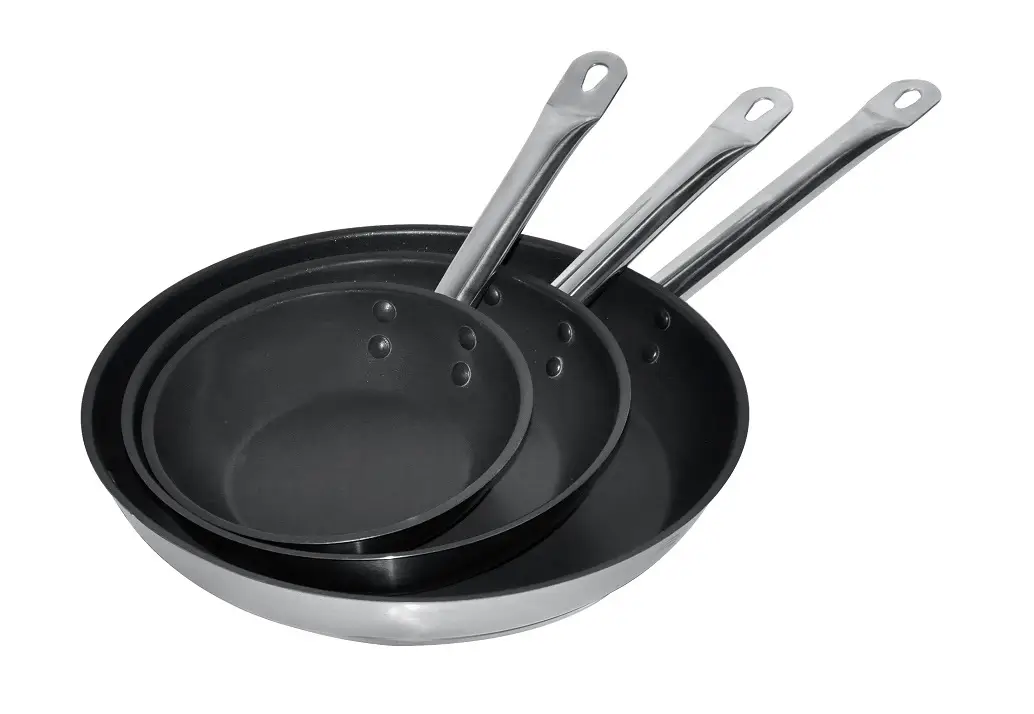 FRYPAN SS + NON-STICK COATING ø28 3,1L