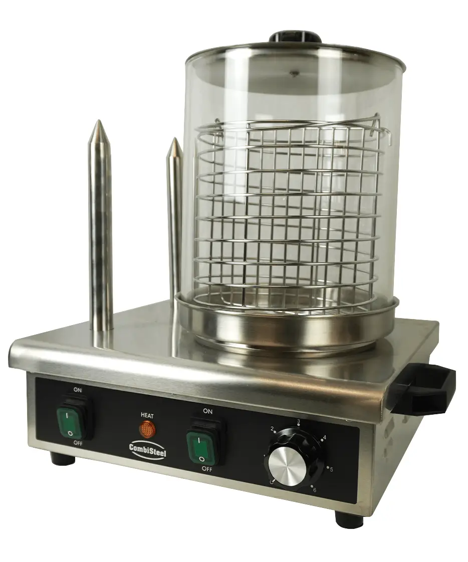 HOT DOG WARMER WITH 2 BREAD HEATING STICKS - Image 2