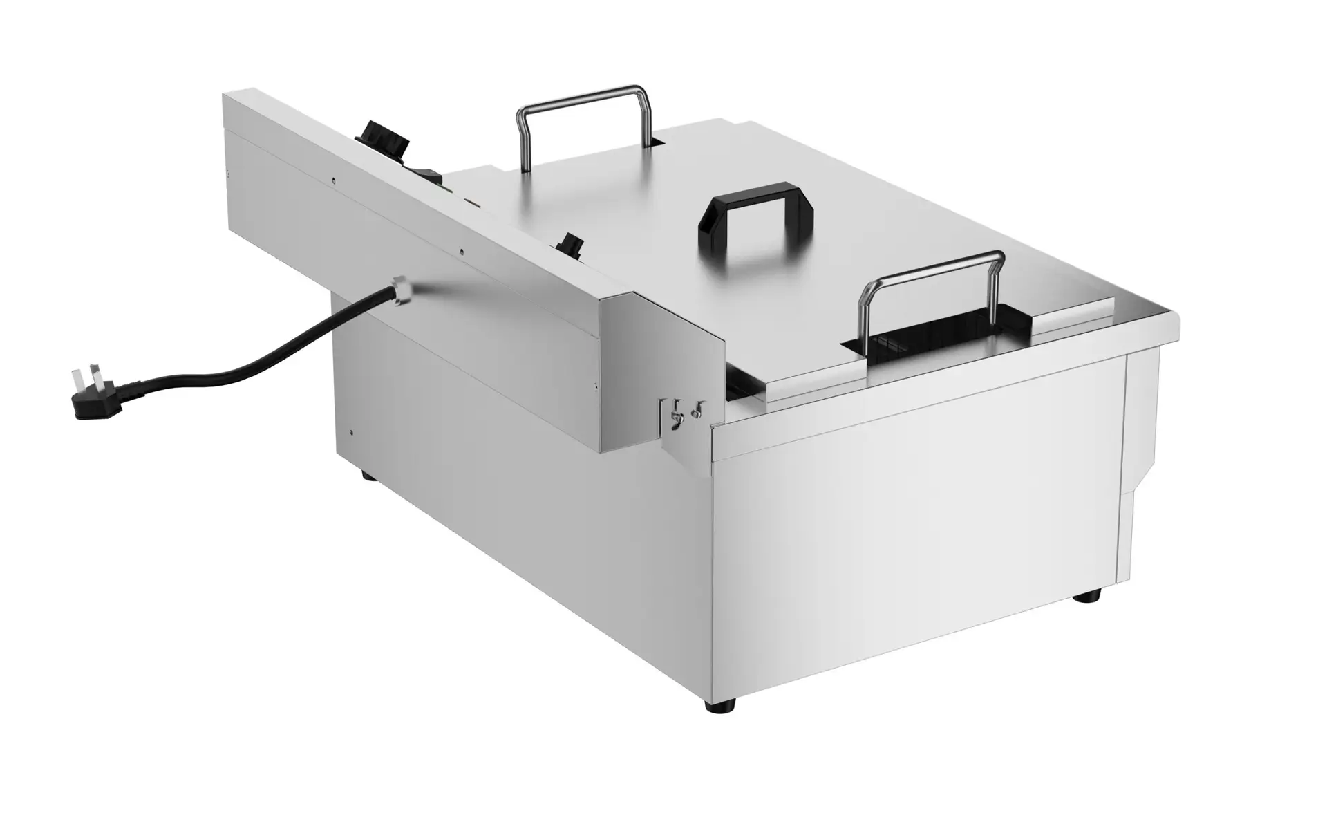 ELECTRIC COUNTER FRYER 25L - WITH DRAIN VALVE - Image 2