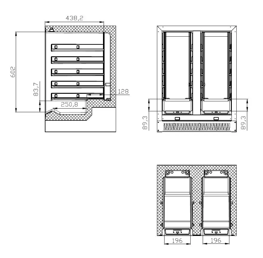 WINE COOLER 100L DUAL ZONE - Image 4