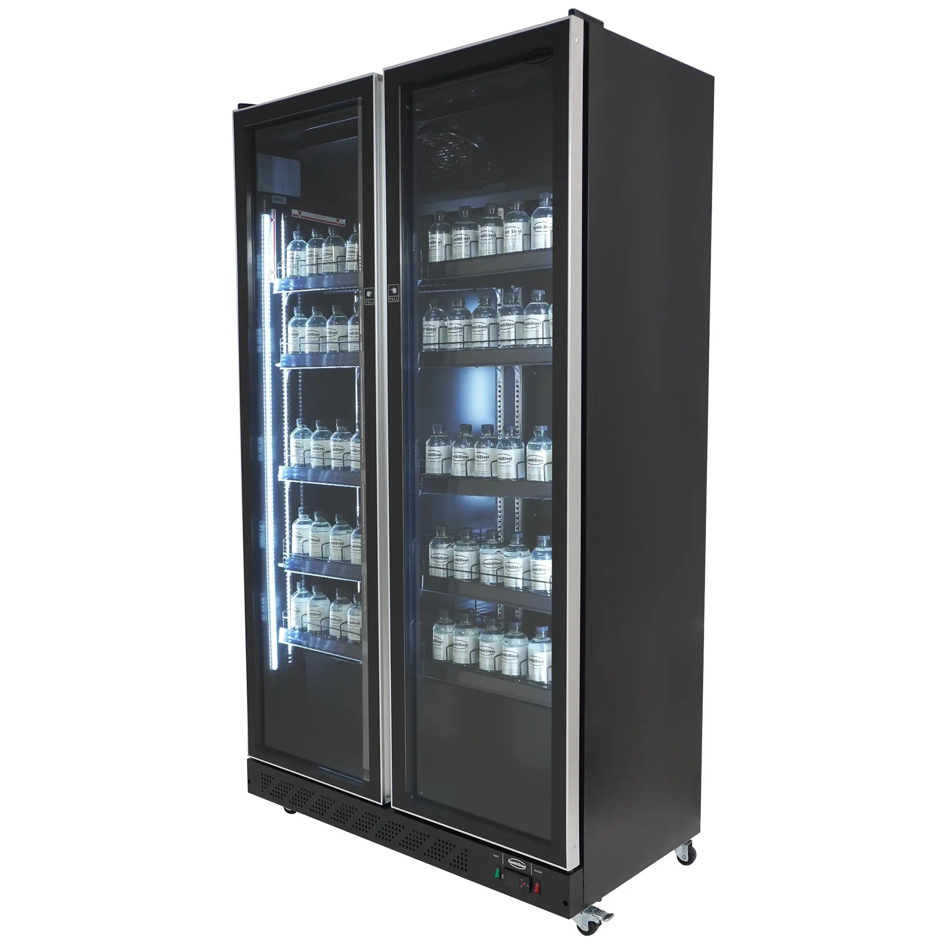 REFRIGERATOR 2 GLASS DOORS BLACK - Image 7