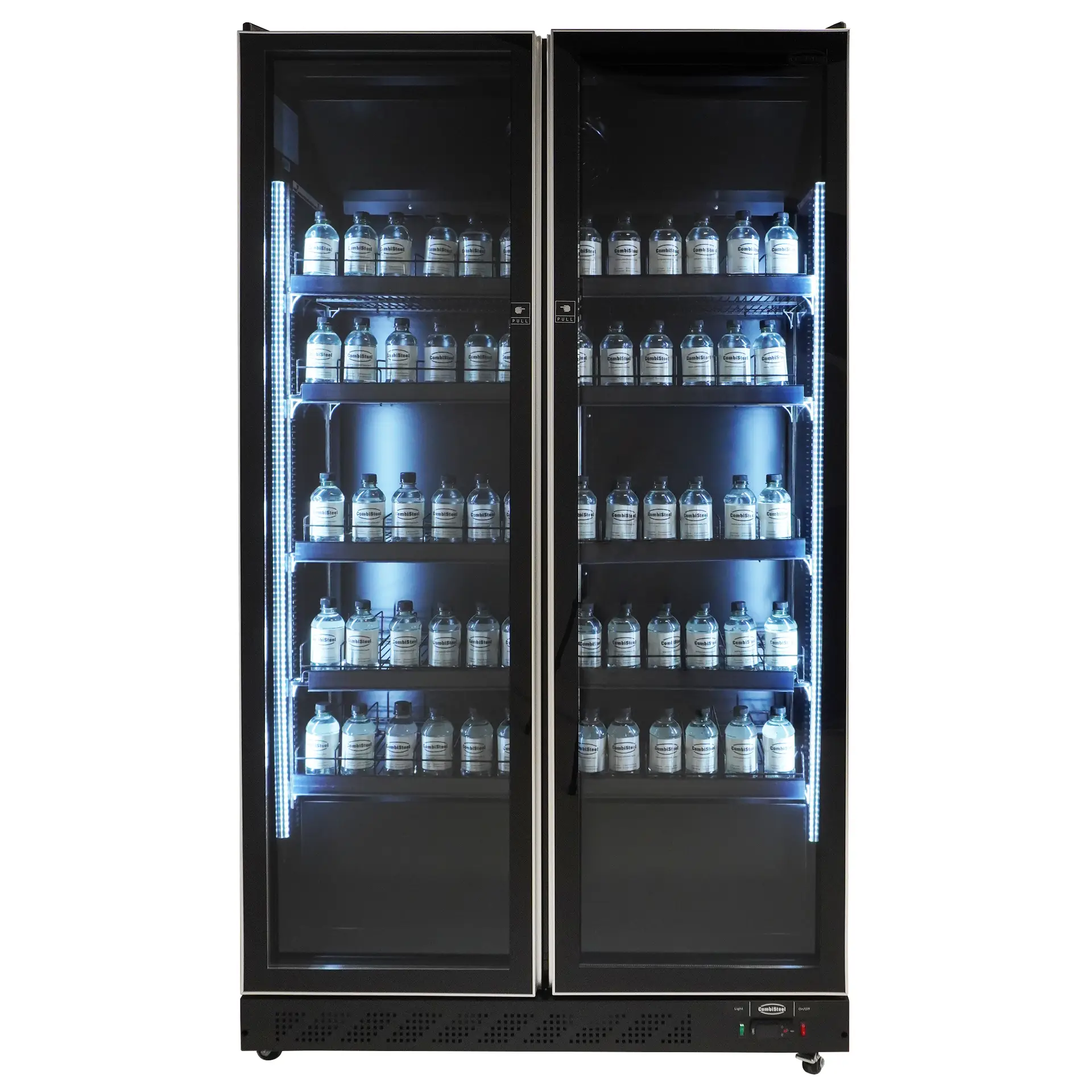 REFRIGERATOR 2 GLASS DOORS BLACK - Image 5