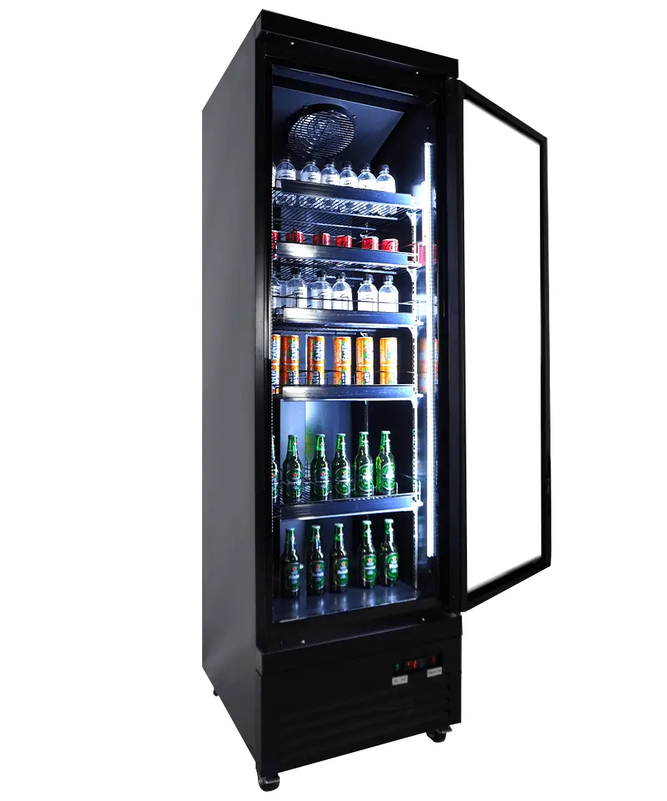 REFRIGERATOR 1 GLASS DOOR BLACK CEB-500R BL - Image 6