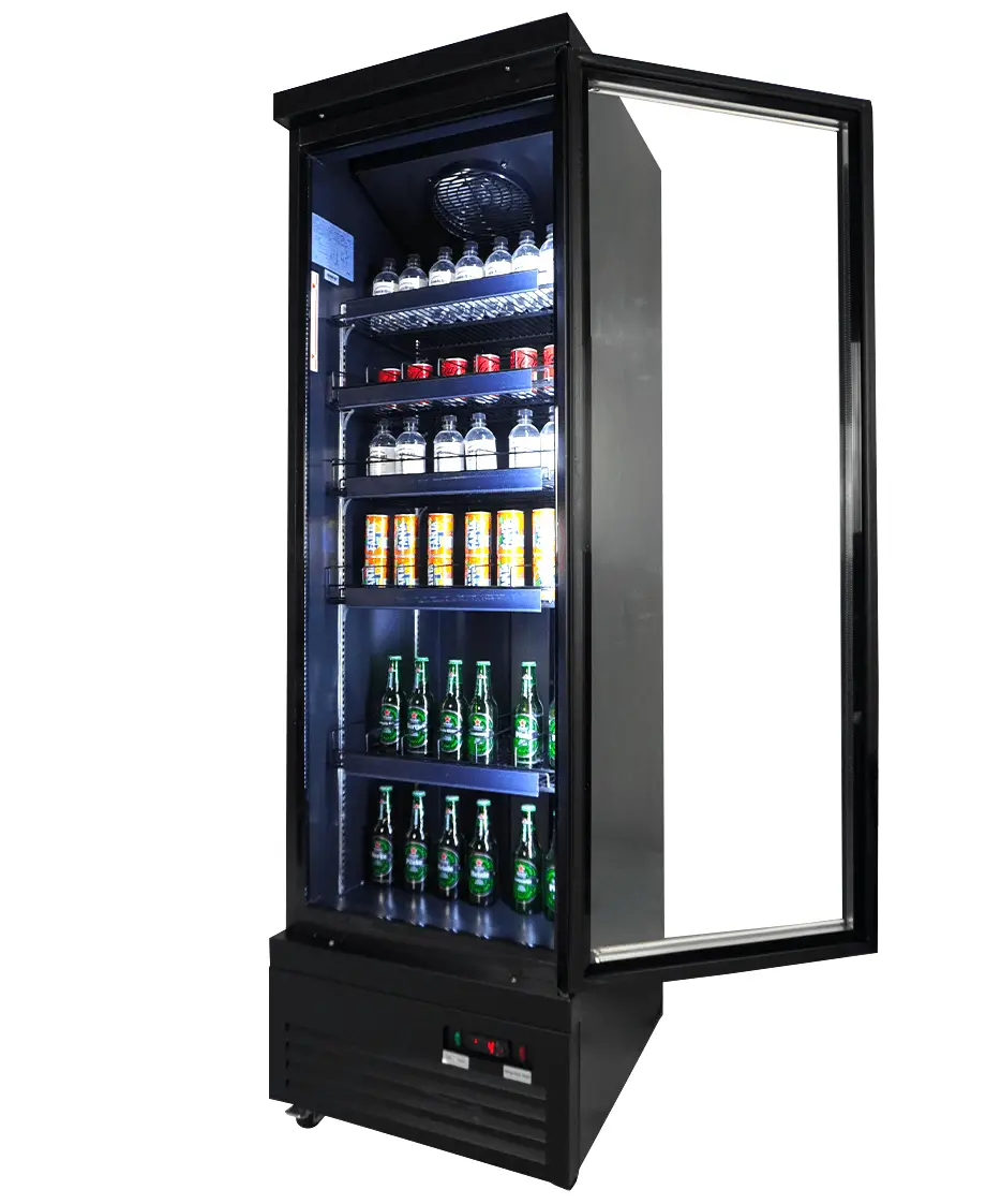 REFRIGERATOR 1 GLASS DOOR BLACK CEB-500R BL - Image 8