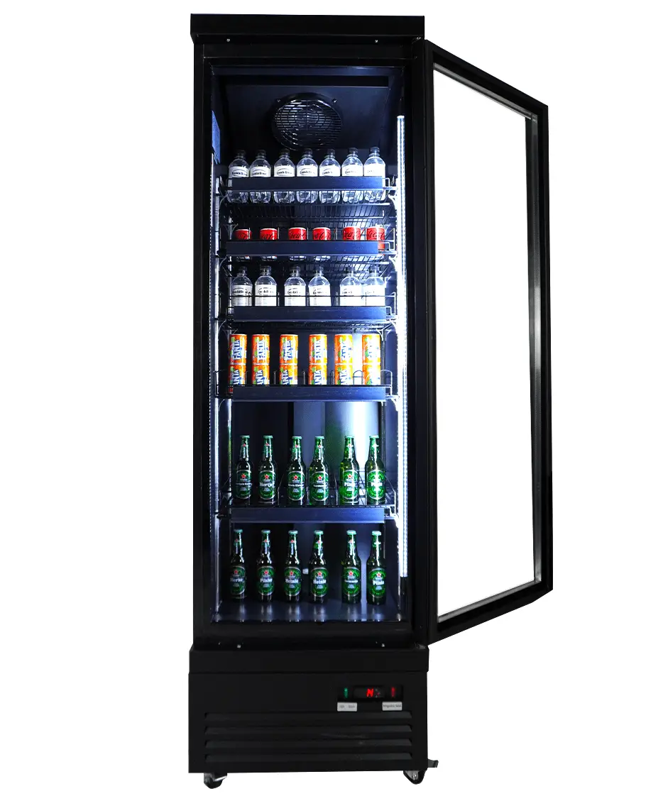 REFRIGERATOR 1 GLASS DOOR BLACK CEB-500R BL - Image 7