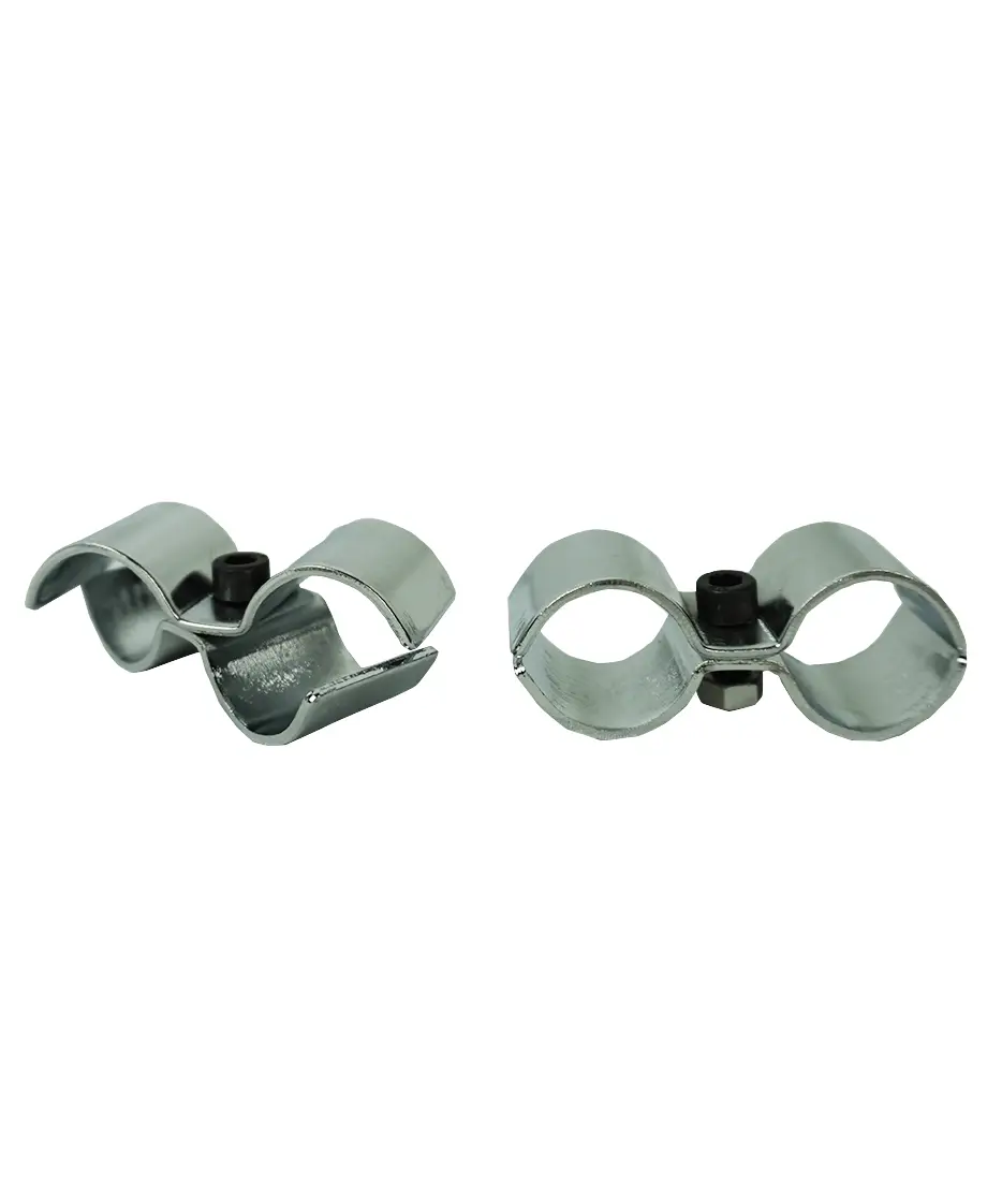 SET OF 2 POLE CLAMPS CHROME FOR 7530.0005-0010-0015-0020