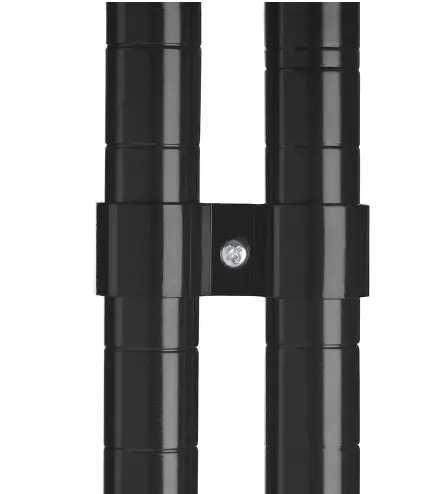 SET OF 2 POLE CLAMPS BLACK FOR 7530.0025-0030-0035-0040 - Image 2