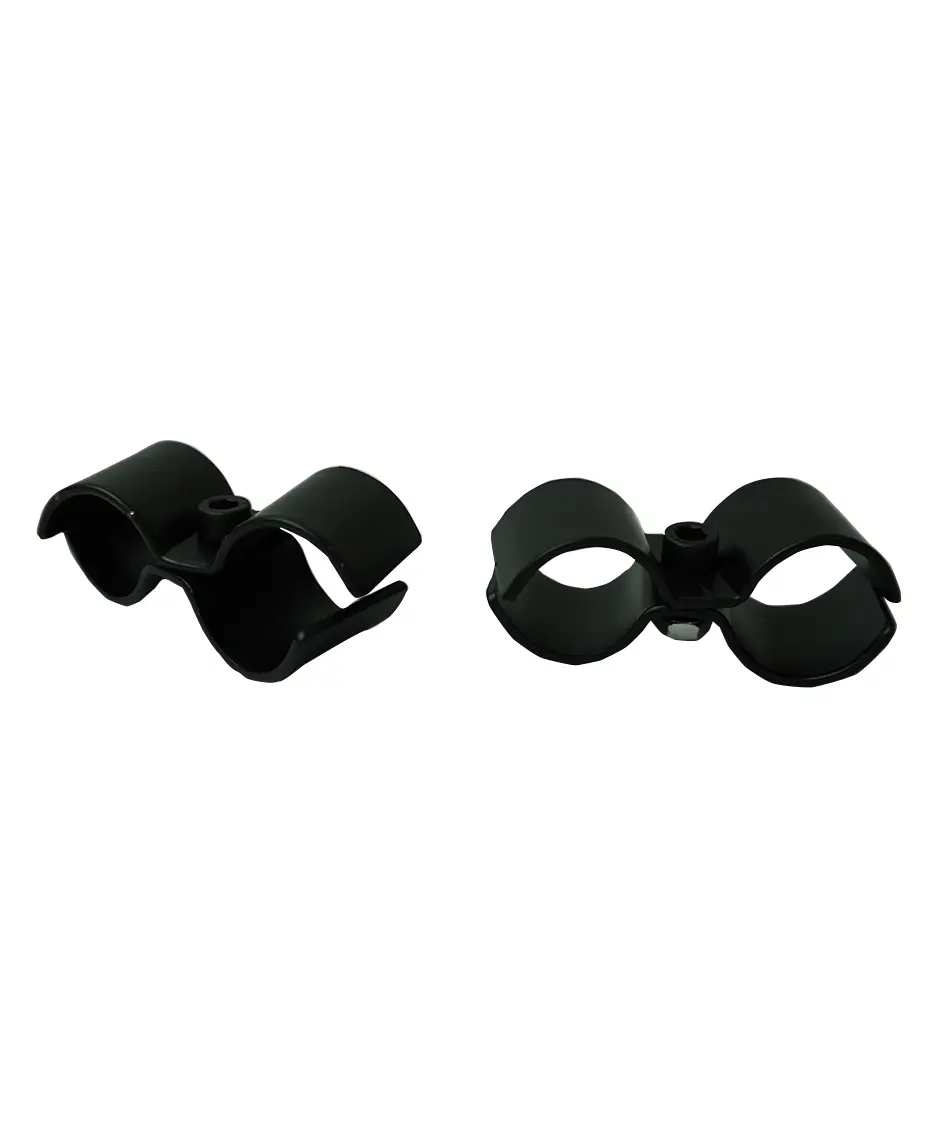 SET OF 2 POLE CLAMPS BLACK FOR 7530.0025-0030-0035-0040