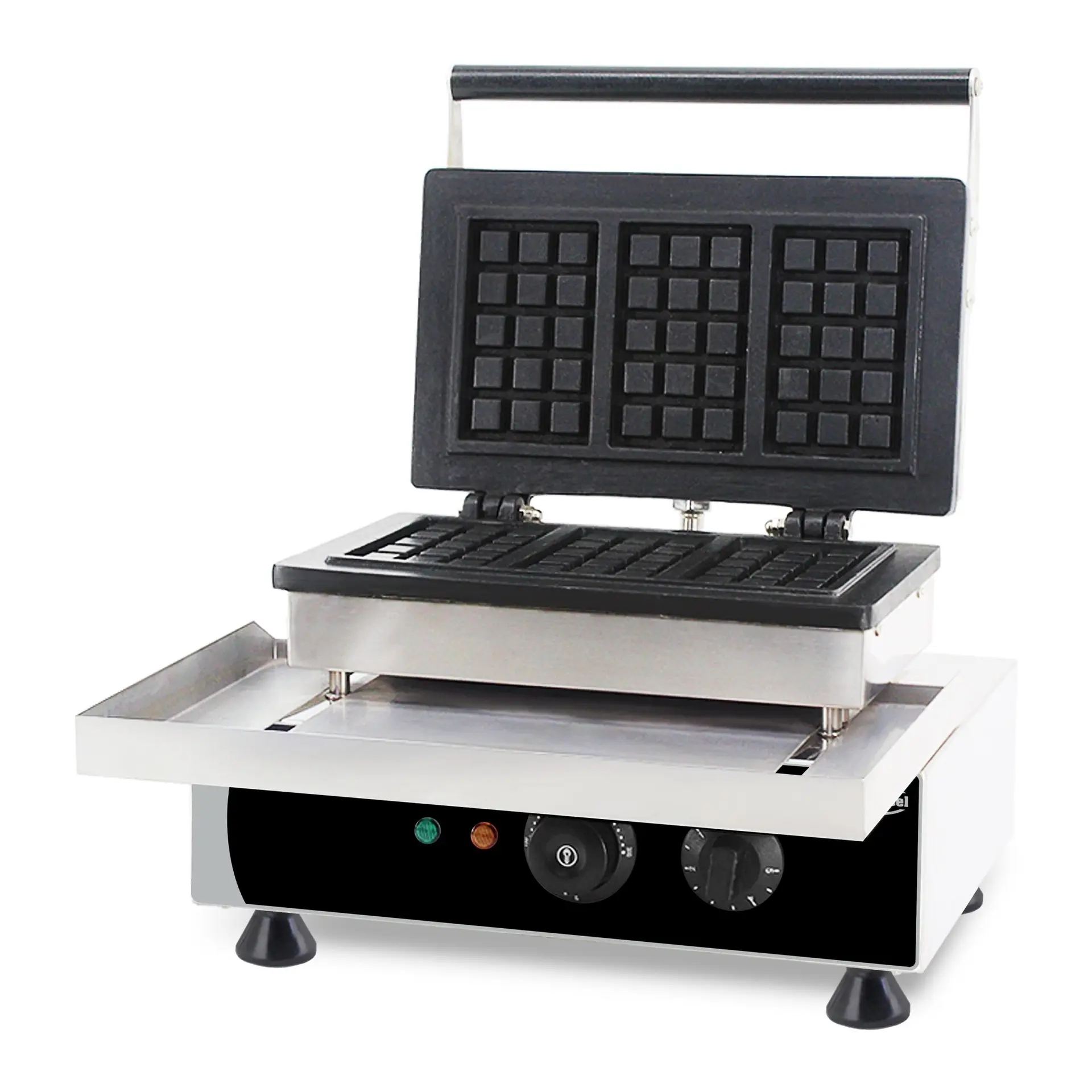WAFFLE IRON 3PCS BRUSSELS WAFFLE - Image 2