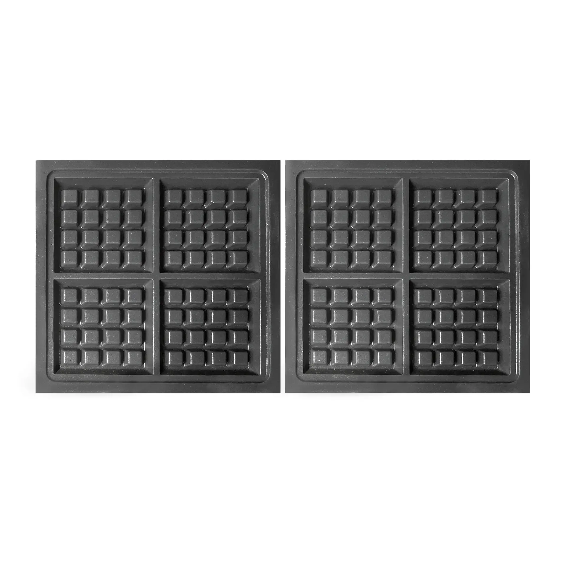 ROTATING WAFFLE IRON 4PCS BRUSSELS WAFFLE - Image 3