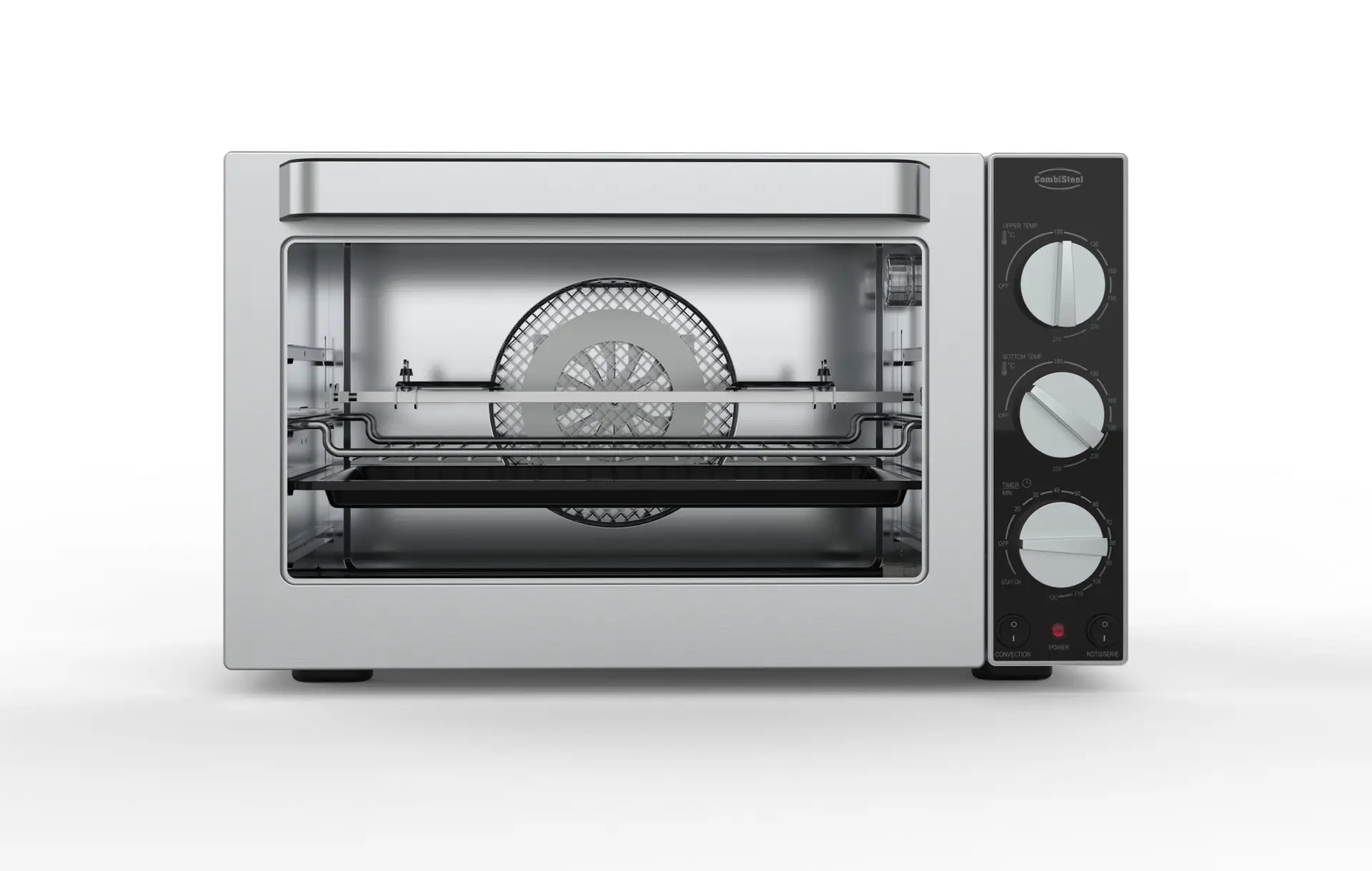 ELEC. CONVECTION OVEN WITH ROTISSERIE FUNCTION
