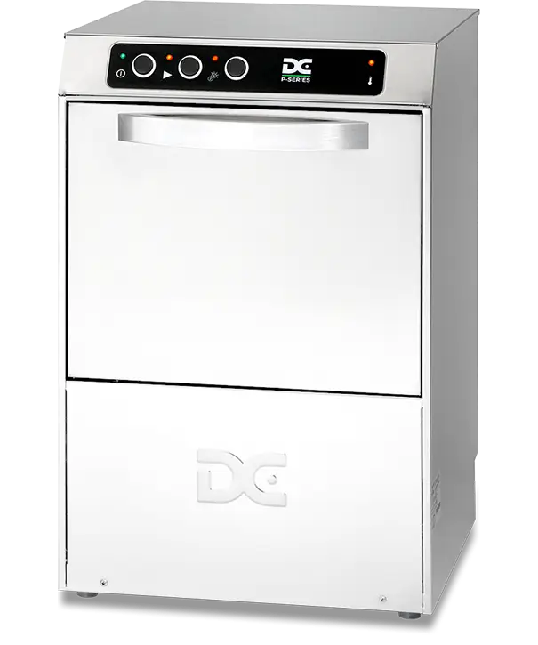 DC PG40AIS Premium Range 400mm Basket Frontloading Commercial Glasswasher with Break Tank, Integral Water Softener & Drain Pum - 18 Pint Capacity