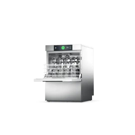 Hobart GCPW-10B 400mm Basket Frontloading Commercial Glasswasher with Drain Pump, 16 Pint Capacity