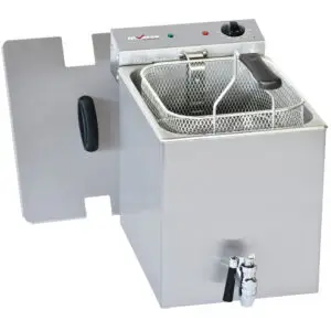 Diamond WR-FES8-RV Single Basket Countertop Electric Fryer, 8 Litres