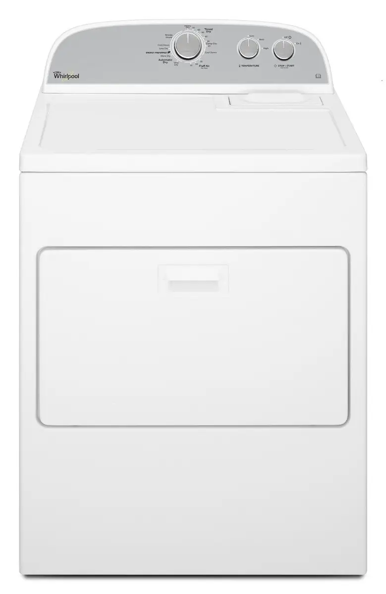Whirlpool GRADED Atlantis 3LWED4815FW 6th Sense American Style Vented Dryer, 15kg