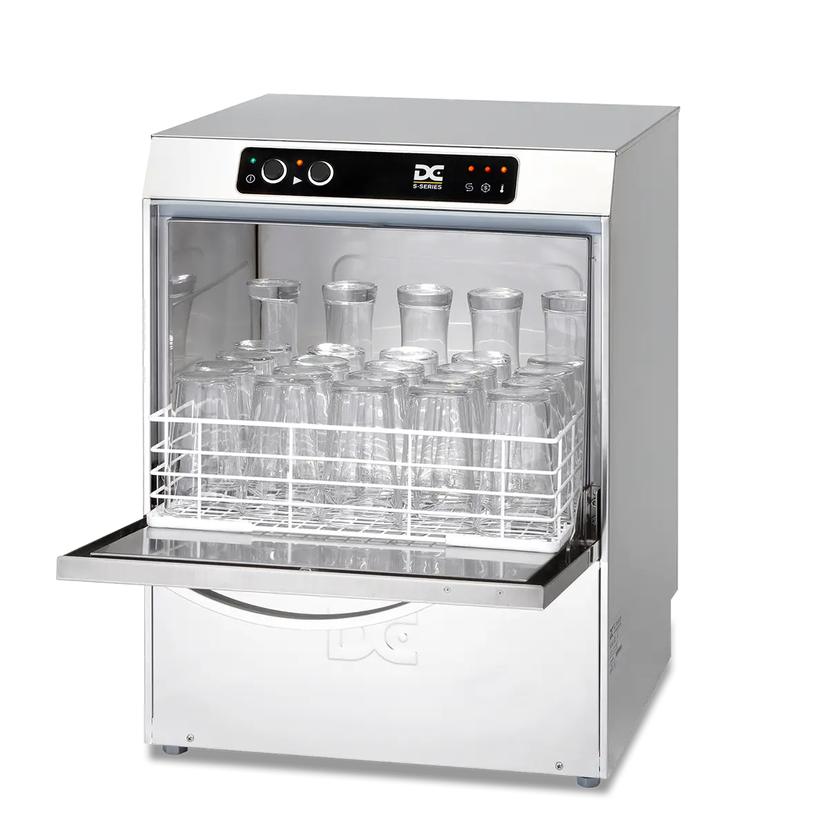 DC SG45 Standard Range 450mm Basket Frontloading Commercial Glasswasher, 30 Pint Capacity