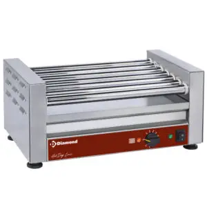 Diamond CSX/7R-N Sausages Grill Electric, 7 Rollers