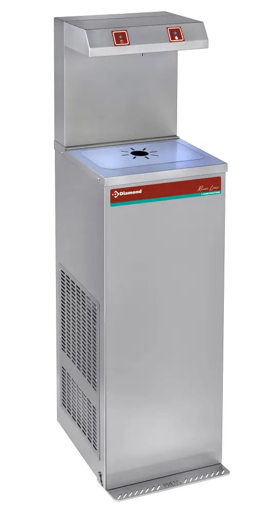 Diamond BFX-1R/15-P Stainless Steel Pedal Water Cooler, 150 Litres