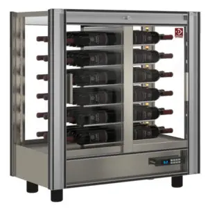 Diamond PVV-1/TR-R6 Stainless Steel Modulable Refrigerated Wine Cooler, 216 Litres