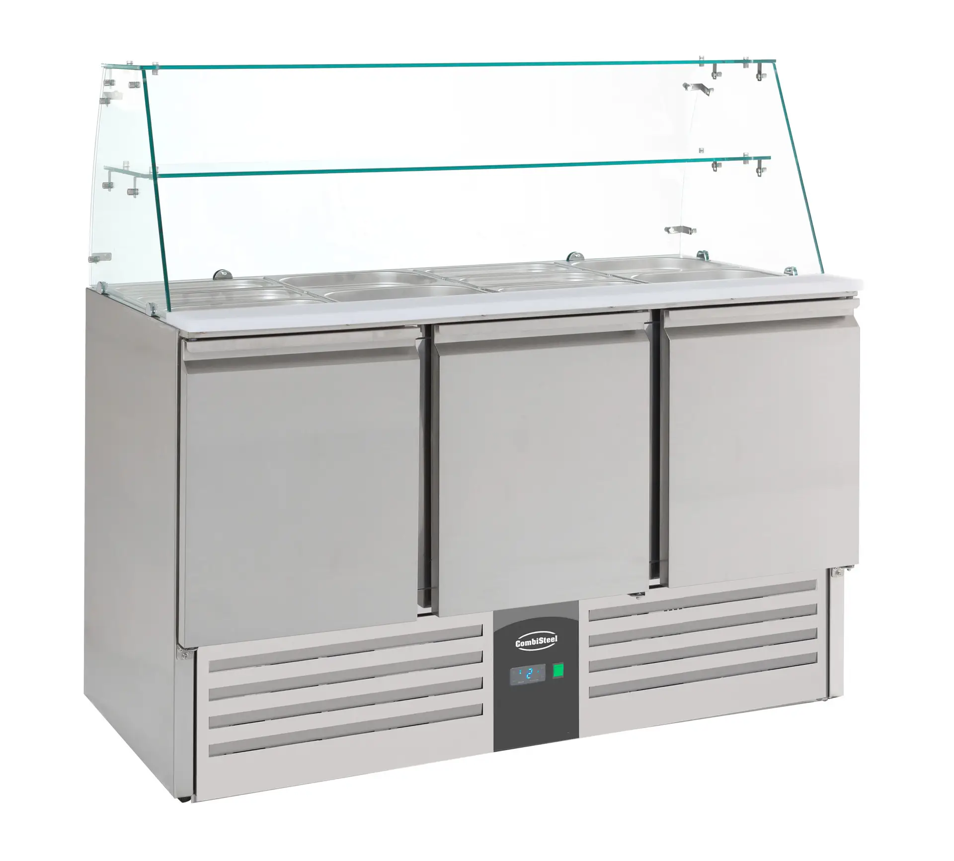 REFRIGERATED SALADETTES WITH GLAS 3 DOORS