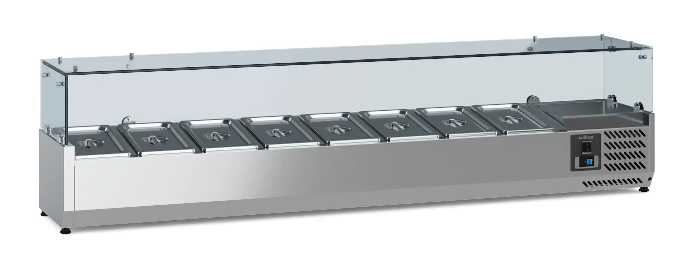 REFRIGERATED COUNTER TOP 1/4 GN x 8