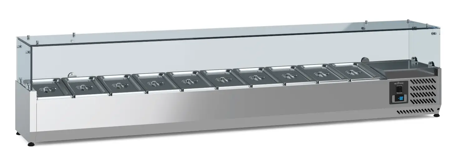 REFRIGERATED COUNTER TOP 1/4 GN x 10