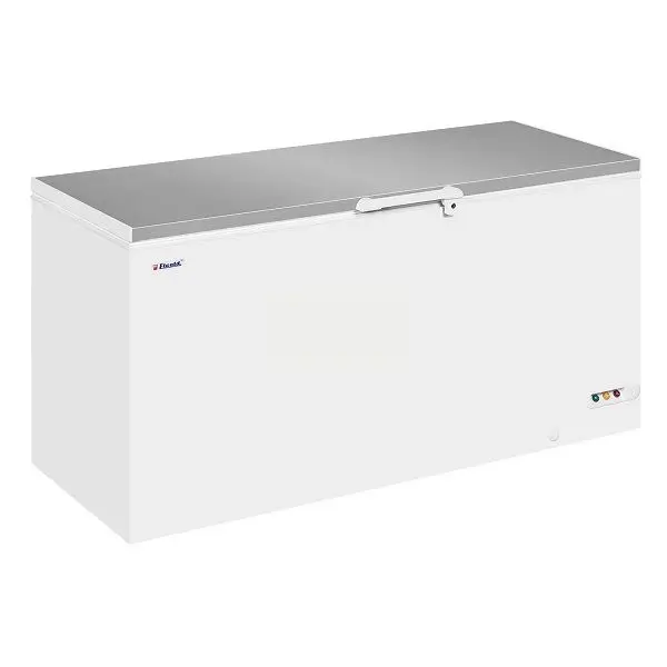 Elcold EL61SS Stainless Steel Solid Lid Chest Freezer, 607 Litres