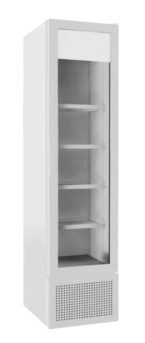 Sterling Pro GRADED Green BBS225WOC Slimline Single Door Display Chiller, 225 Litres