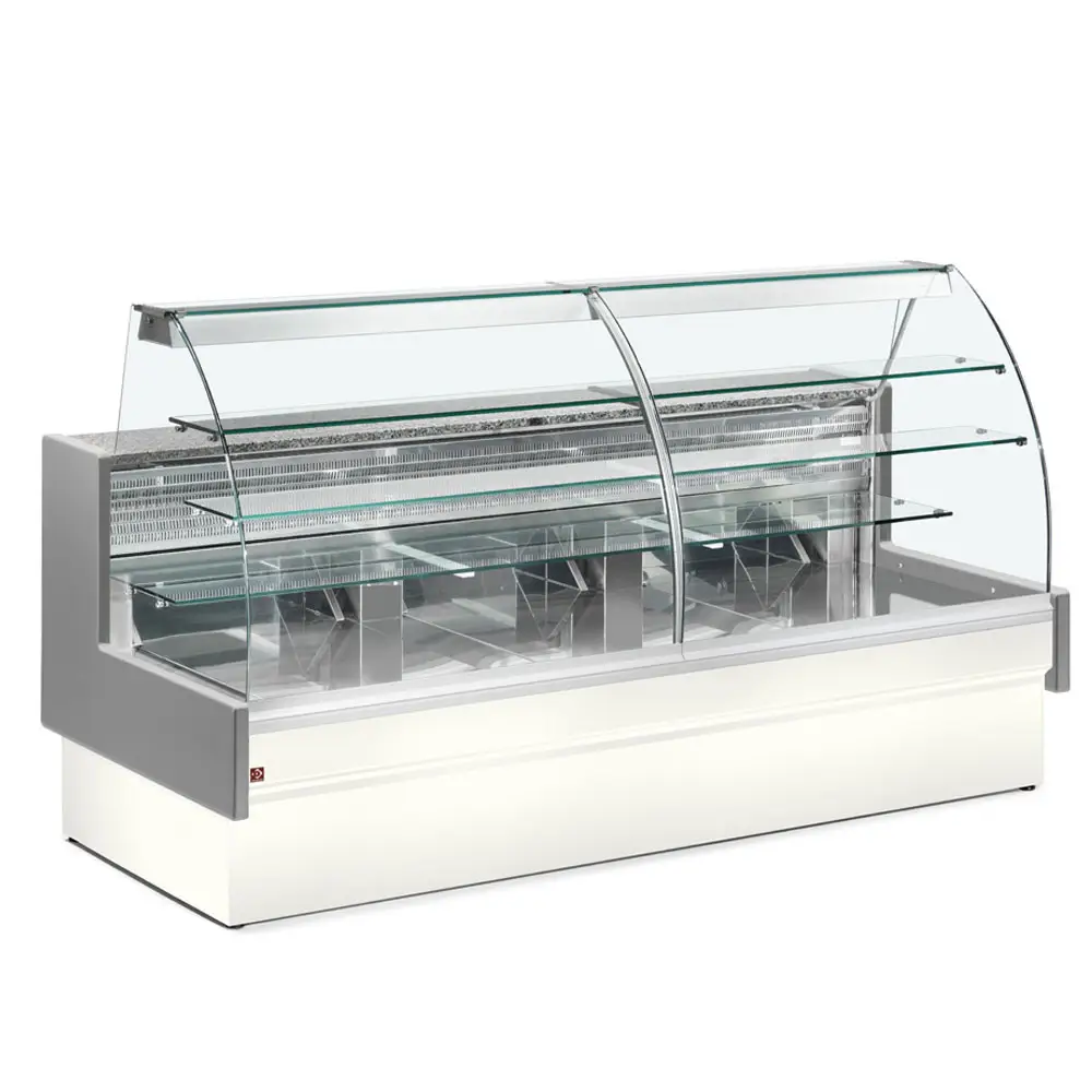 Diamond VE22/E8-R2 White Refrigerated Serveover Counter, 2200mm
