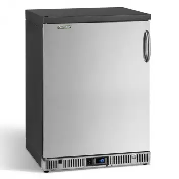 Gamko GF/100LSCS Left Hand Hinged Solid Single Door Anthracite Bottle Cooler, 50 Pint Glasses