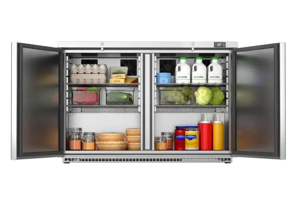 Foster HR360/13-117 Double Door Undercounter Cabinet Refrigerator, 360 Litres - Image 4