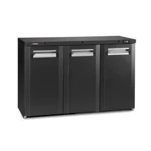 Gamko Maxiglass LG3/315 Hinged Solid Anthracite Triple Door Undercounter Bottle Cooler, 338 Litres
